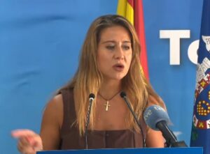 Sofía Acedo del PP en rueda de prensa sobre Ceuta y Melilla