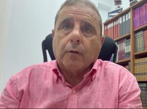 Enrique Alcoba expresando apoyo a Ceuta y Melilla en un video