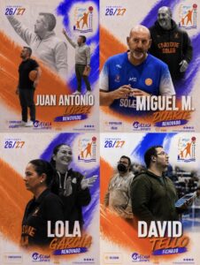 Cuerpo técnico del Melilla Ciudad del Deporte Enrique Soler para la temporada 2026-2027