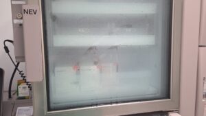 Congelador con humedad en el Hospital Universitario de Melilla