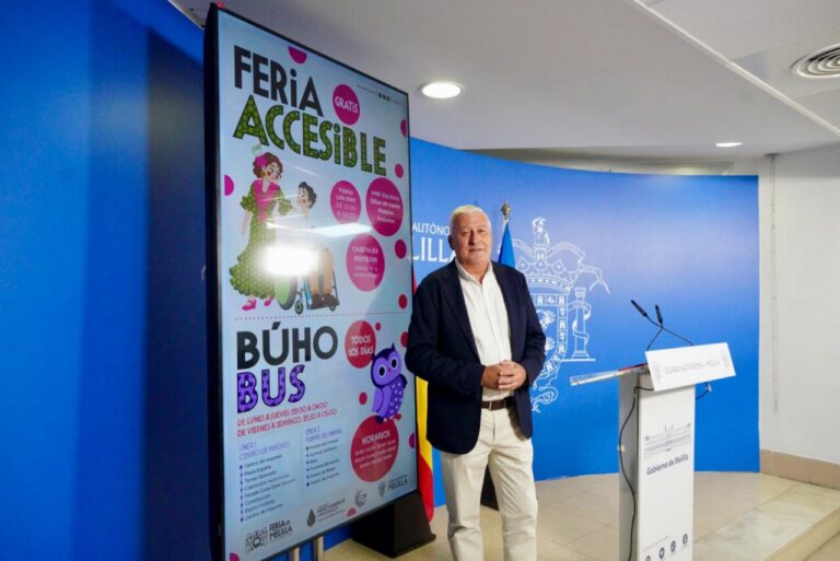 Presentación del programa Feria Accesible con recursos de movilidad