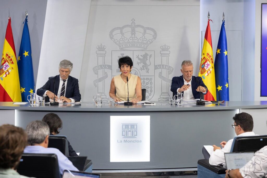 Rueda de prensa del Gobierno sobre inmigración en Ceuta