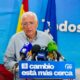 Imbroda dando declaraciones en una conferencia de prensa en Melilla
