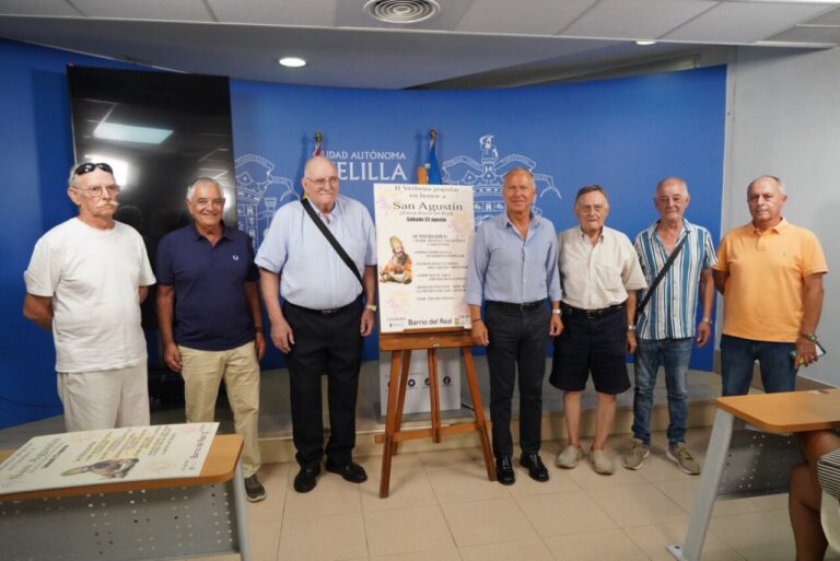 Presentación de la IV Verbena Popular en honor a San Agustín en Melilla