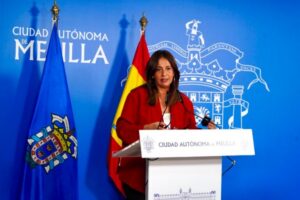 Fadela Mohatar en rueda de prensa sobre crisis migratoria en Ceuta