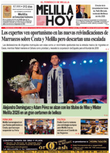 Portada del periódico Melilla Hoy del 27 de agosto de 2026