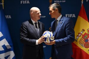Reunión sobre la organización del Mundial de Fútbol 2030 en España