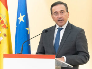 Ministro de Exteriores José Manuel Albares hablando sobre Ceuta y Melilla