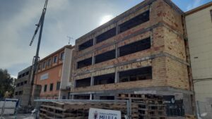 Obras de ampliación del edificio principal del Campus de la UGR en Melilla