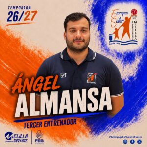 Ángel Almansa, tercer entrenador del MCD Enrique Soler en baloncesto