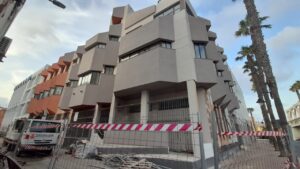 Edificio de Aulas Culturales para Mayores en Melilla en construcción