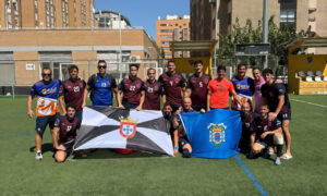 Equipo de Bomberos de Melilla en el Torneo de Fútbol 7 en Valencia