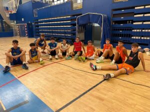 Jugadores de baloncesto en el Concurso de Triples FMB