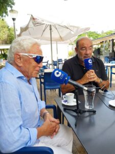 Enrique Bohórquez y Ángel Expósito durante una entrevista en COPE.