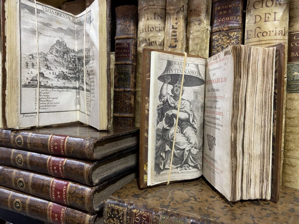 Libros antiguos en la Feria de Otoño en Madrid
