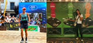 Hanna y Edu Calderay en el Campeonato de España de Trail de Policías Locales
