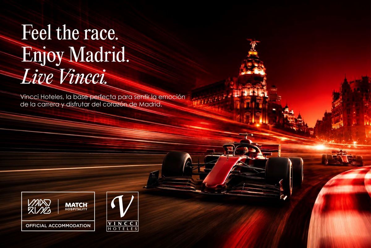 Promoción de Vincci Hoteles para la Fórmula 1 en Madrid 2026