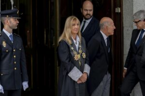 Isabel Perelló en el acto de apertura del año judicial en el Tribunal Supremo