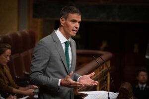 Juan José Imbroda criticando a Pedro Sánchez en el Congreso