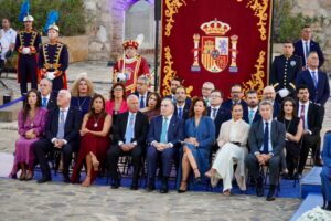 Miguel Marín y otros asistentes en un evento en Melilla