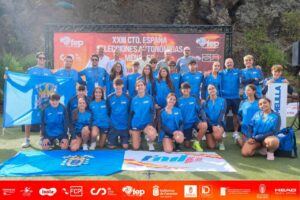 Equipo de Melilla en el Campeonato de España de Pádel de Selecciones Menores