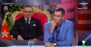 Pedro Sánchez hablando sobre inmigración en un programa de televisión