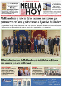 Portada del periódico Melilla Hoy del 25 de septiembre de 2026