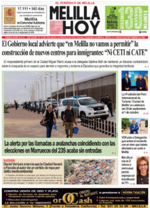Portada del periódico Melilla Hoy del 24 de septiembre de 2026