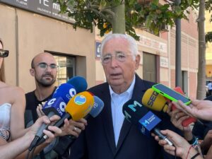 Juan José Imbroda hablando sobre inmigración en Melilla