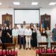 Grupo de enfermeros escolares presentados por el Gobierno de Melilla