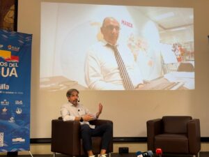 Presentación de los II Juegos del Agua en Melilla con medios de comunicación