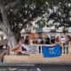 Manifestantes protestando contra la corrida de toros en Melilla