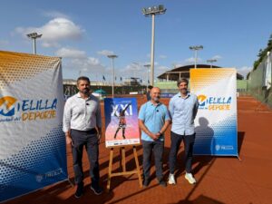 Presentación del XXI Torneo Internacional de Tenis Masculino en Melilla
