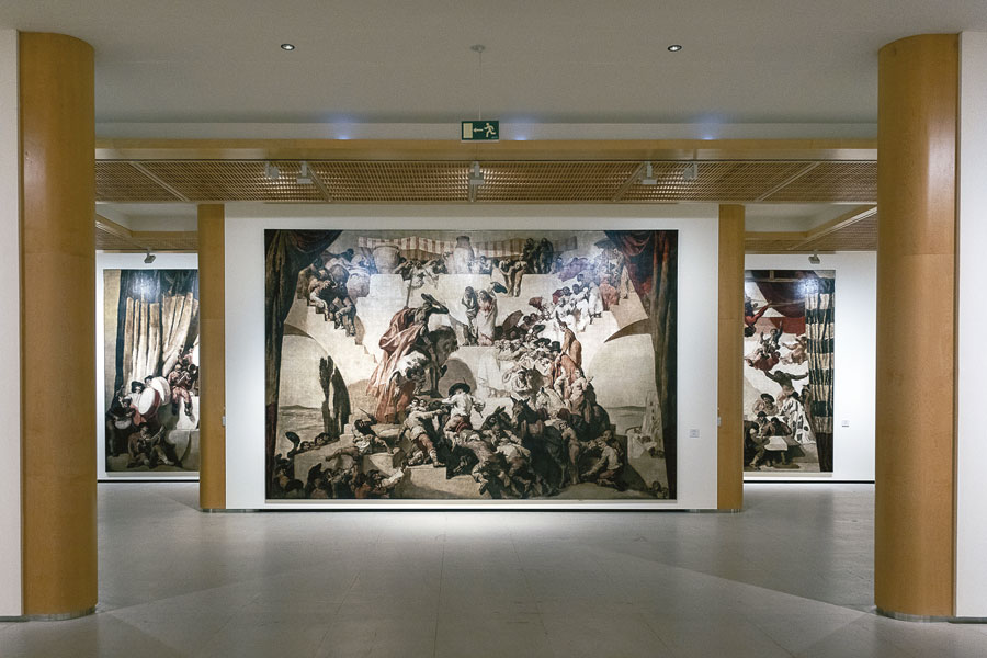 Murales de Sert en Madrid - MelillaHoy Murales de Sert en una galería de arte en Madrid