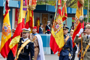 Desfile de las Fuerzas Armadas en la Fiesta Nacional de España en Madrid