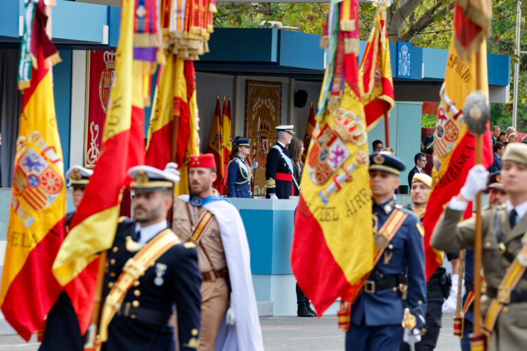 Desfile de las Fuerzas Armadas en la Fiesta Nacional de España en Madrid