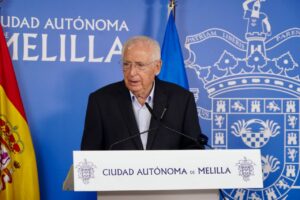 Juan José Imbroda en rueda de prensa sobre la visita de los Reyes a Melilla