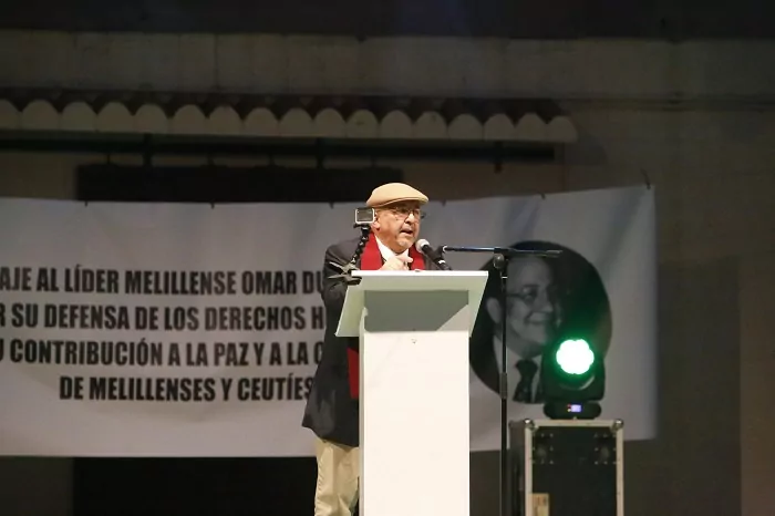 Omar Duddú, durante su intervención del pasado 9 de febrero de 2019